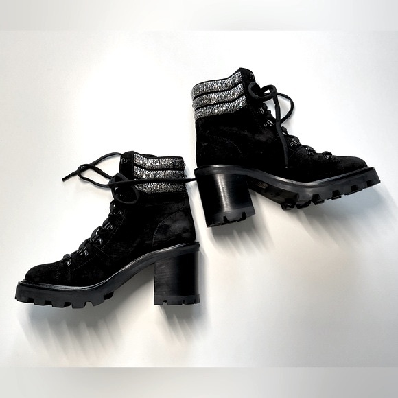 Jimmy Choo Eshe 65 Black Booties - Picture 7 of 11